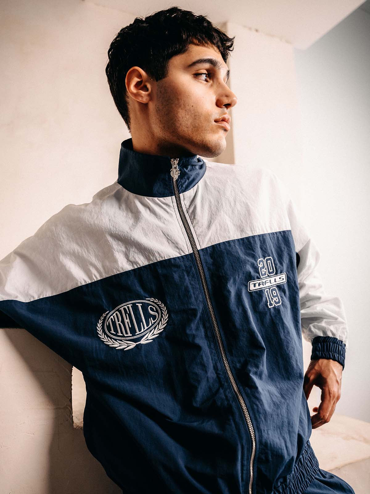 MOMENTUM TRACK JACKET OXFORD BLUE