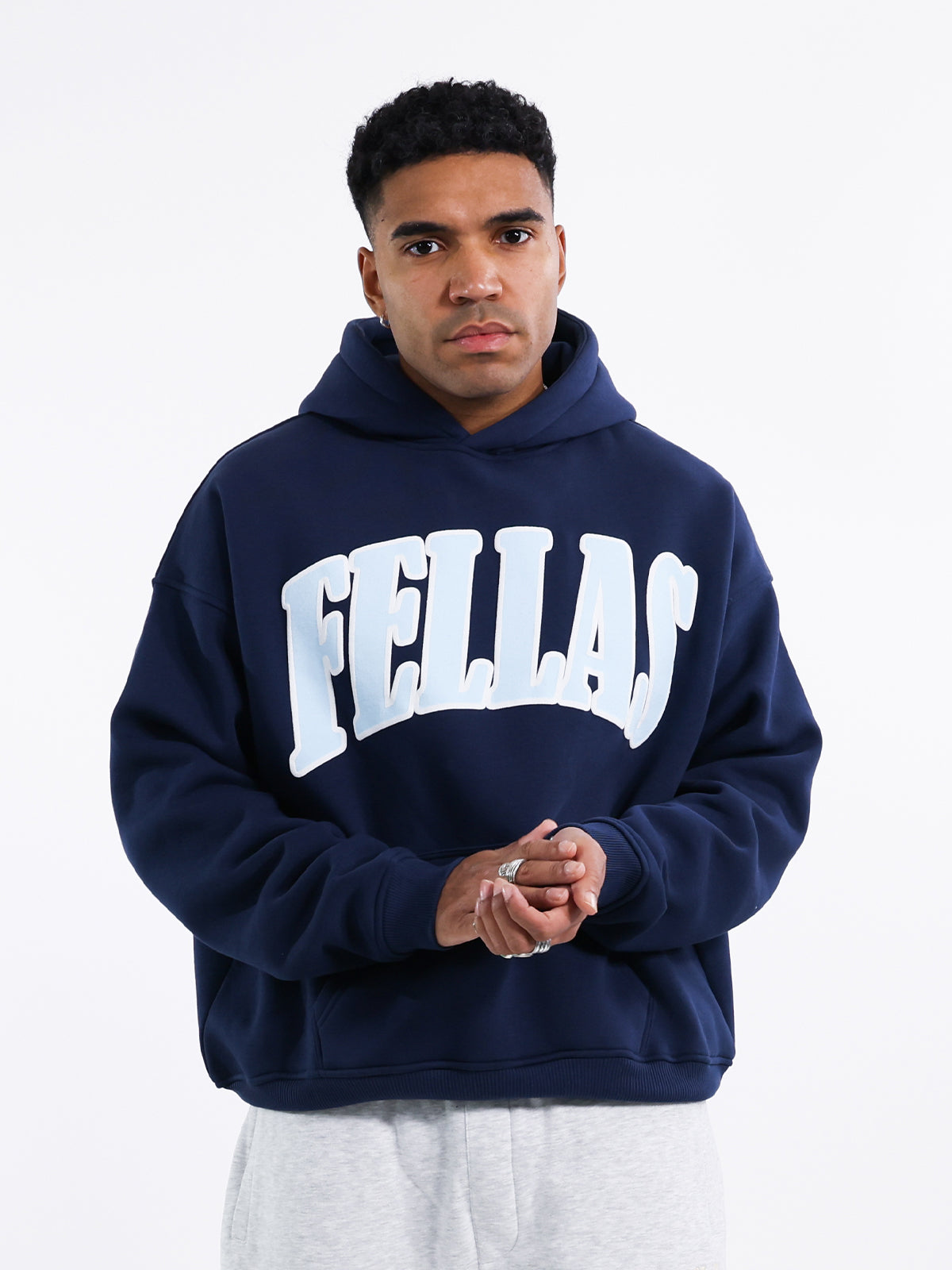 FELLAS HOODIE INDIGO BLUE