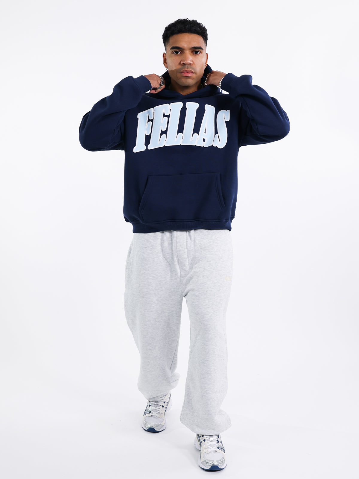 FELLAS HOODIE INDIGO BLUE