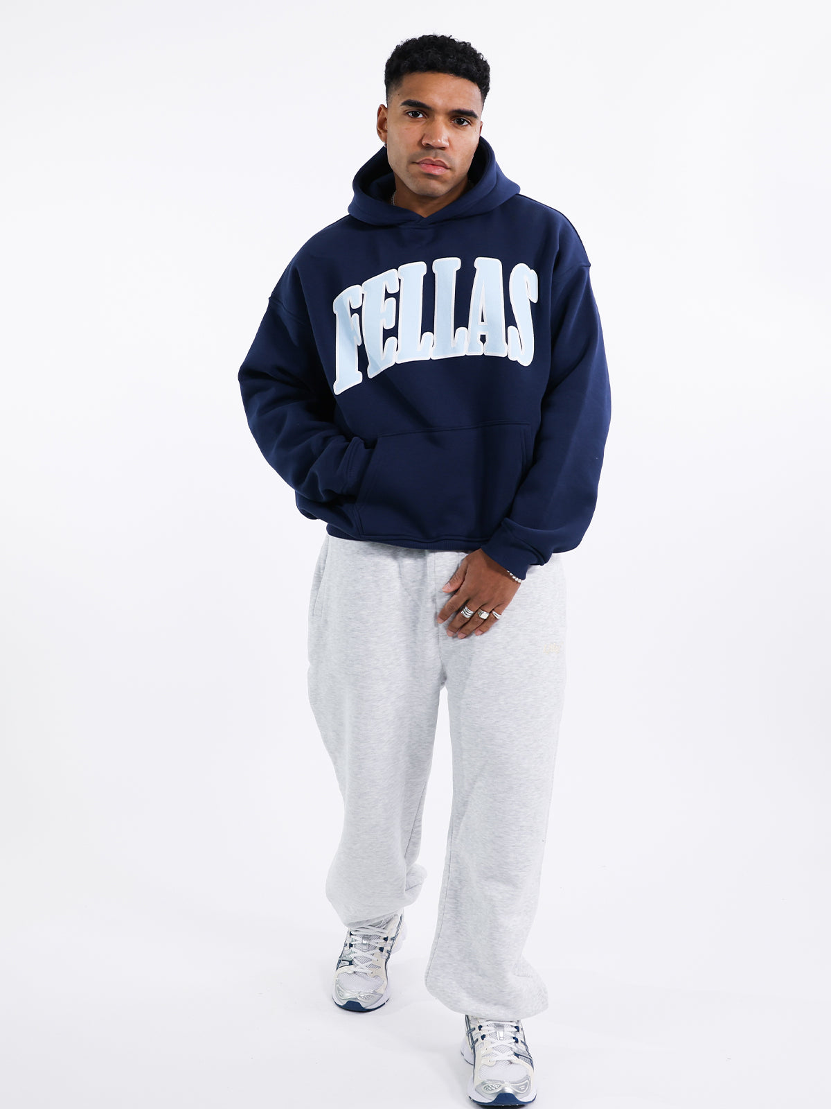 FELLAS HOODIE INDIGO BLUE