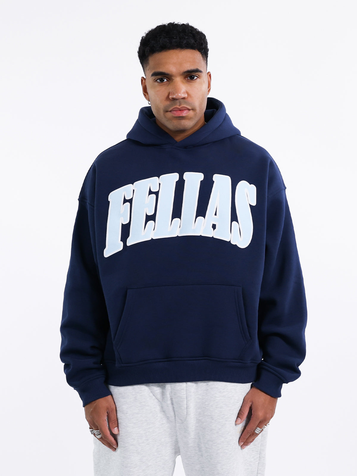 FELLAS HOODIE INDIGO BLUE