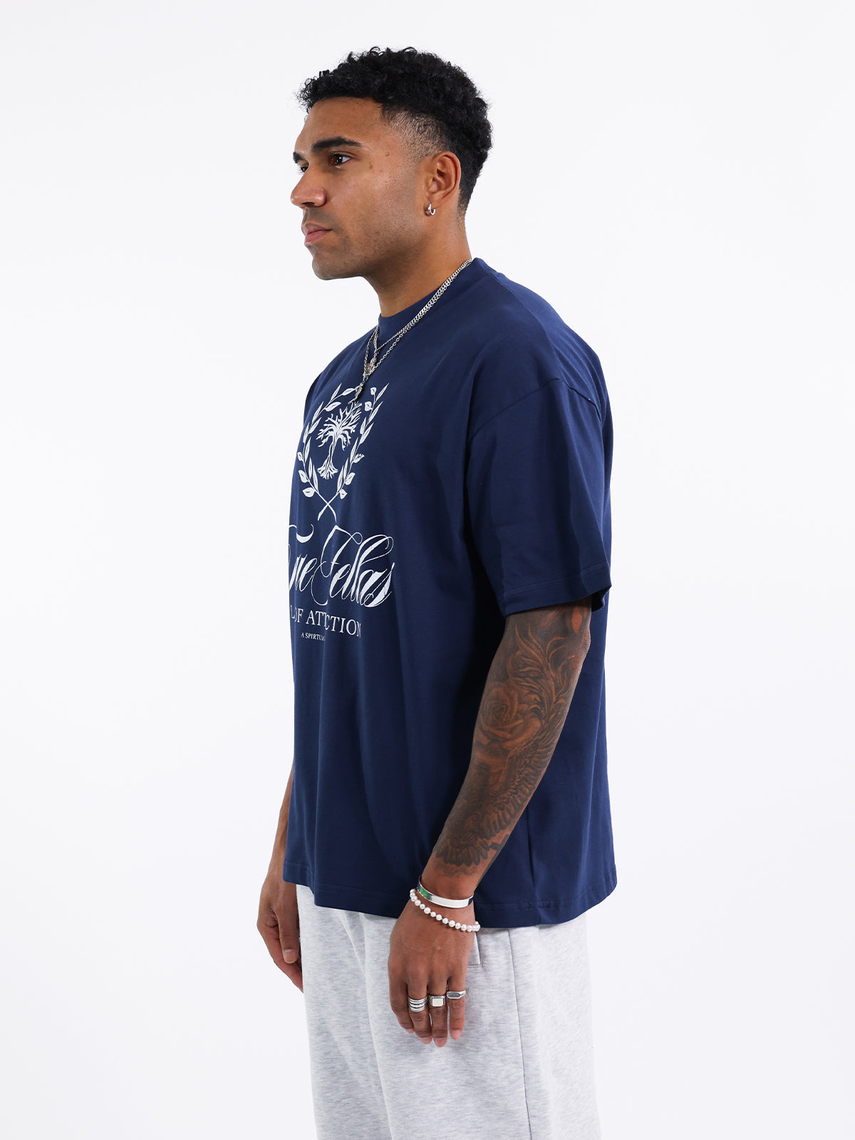 TREE OF LIFE T-SHIRT INDIGO BLUE