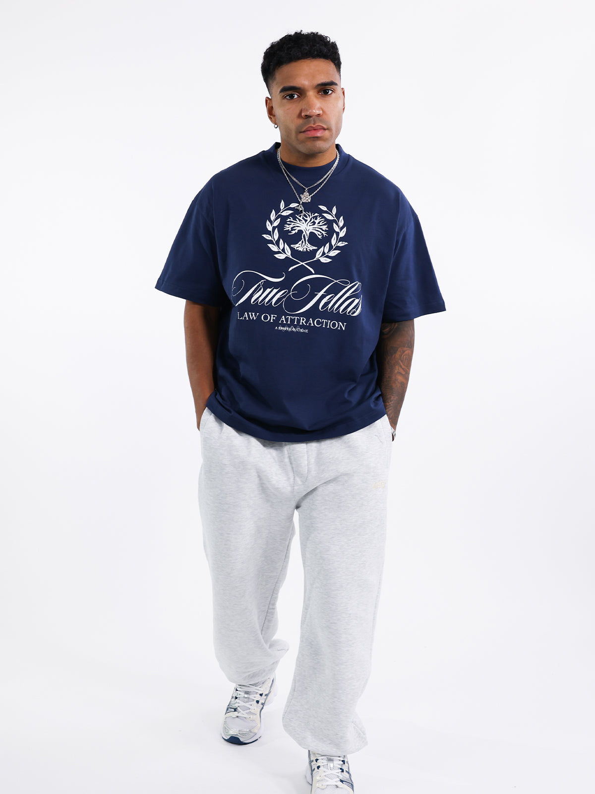 TREE OF LIFE T-SHIRT INDIGO BLUE